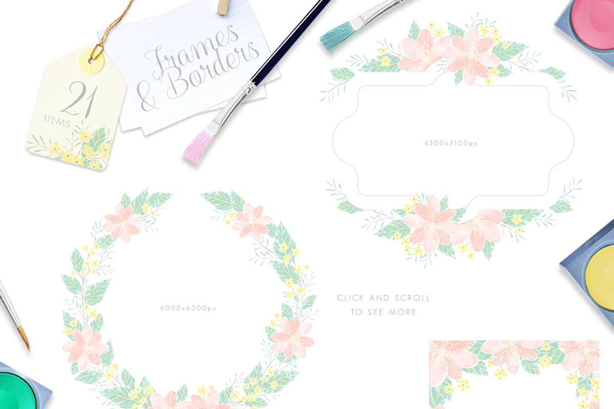 Gentle Spring Bloom & Monograms, an Illustration by Euonia Meraki (Photo 4 of 11)