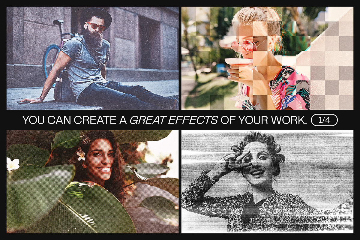 12 Photo Effect Templates, a Layer Style Add-On by iDoodle Studio (Photo 3 of 6)