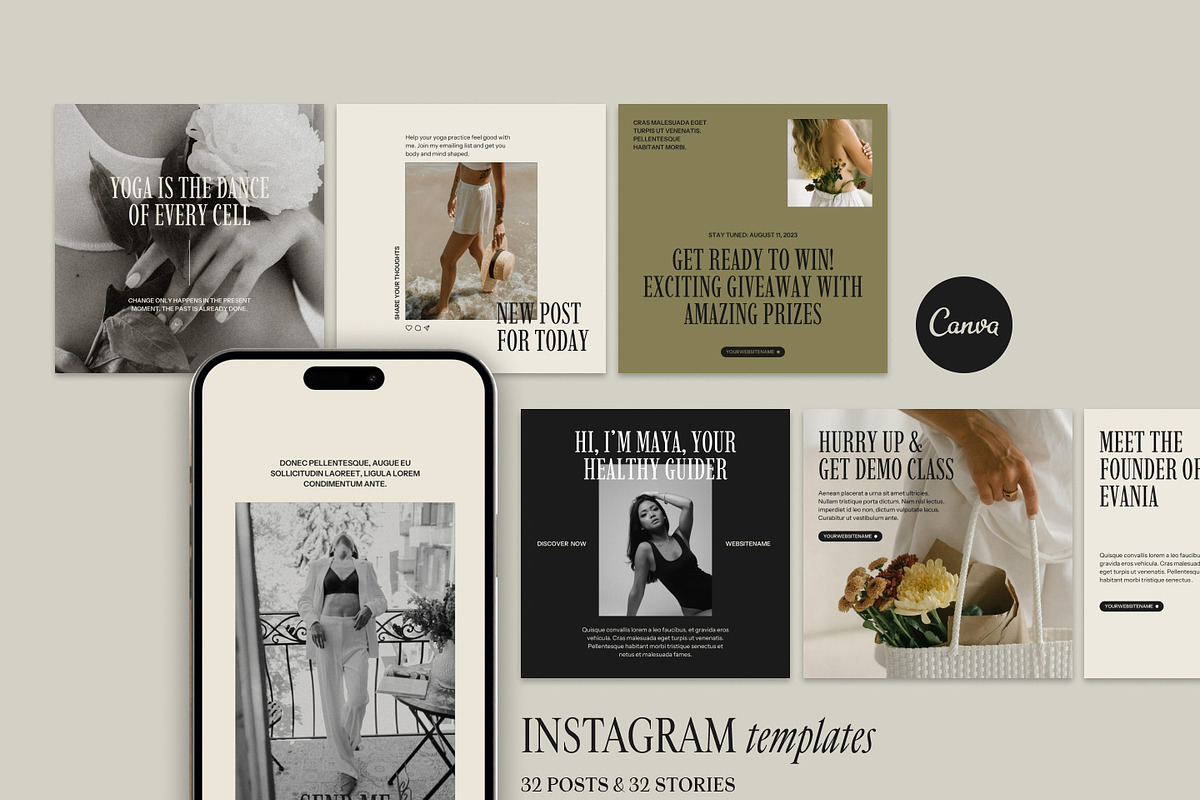 Evania | Social Media Templates, a Social Media Template by Rare Muse (Photo 1 of 12)