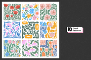 Naive Flowers: Patterns & Posters, a Pattern Graphic by PixelAesthetic (Thumbnail 3 of 8)