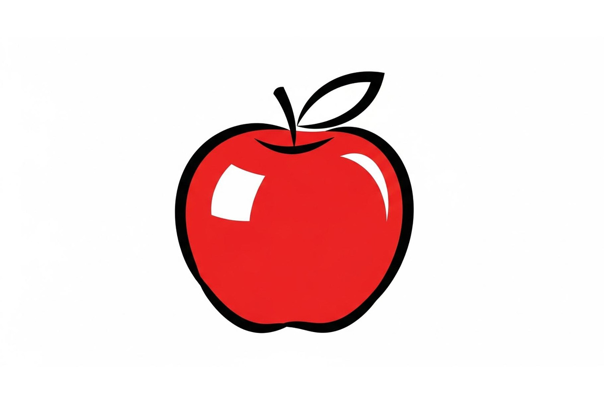 Apple Fruit Vector Icon Bundle, an Illustration by musafir_fashion (Photo 13 of 49)