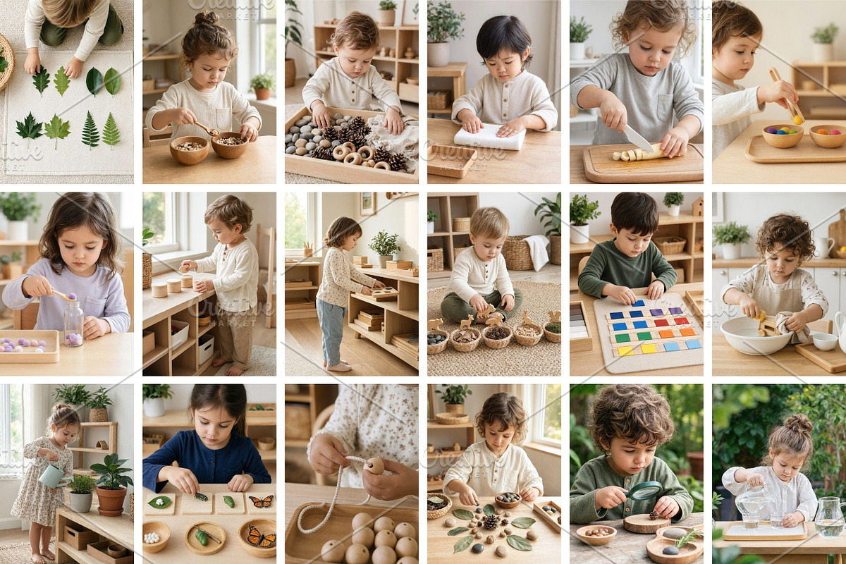 Montessori Play Stock Photo, a School & Education Photo by Selenique Studio (Photo 9 of 11)