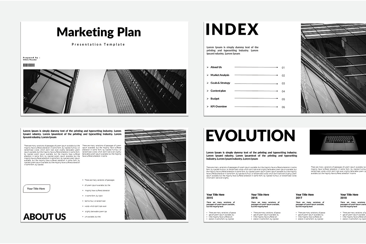 Marketing Plan Presentation, a Marketing Template by Blackcloud_Creations (Photo 2 of 6)