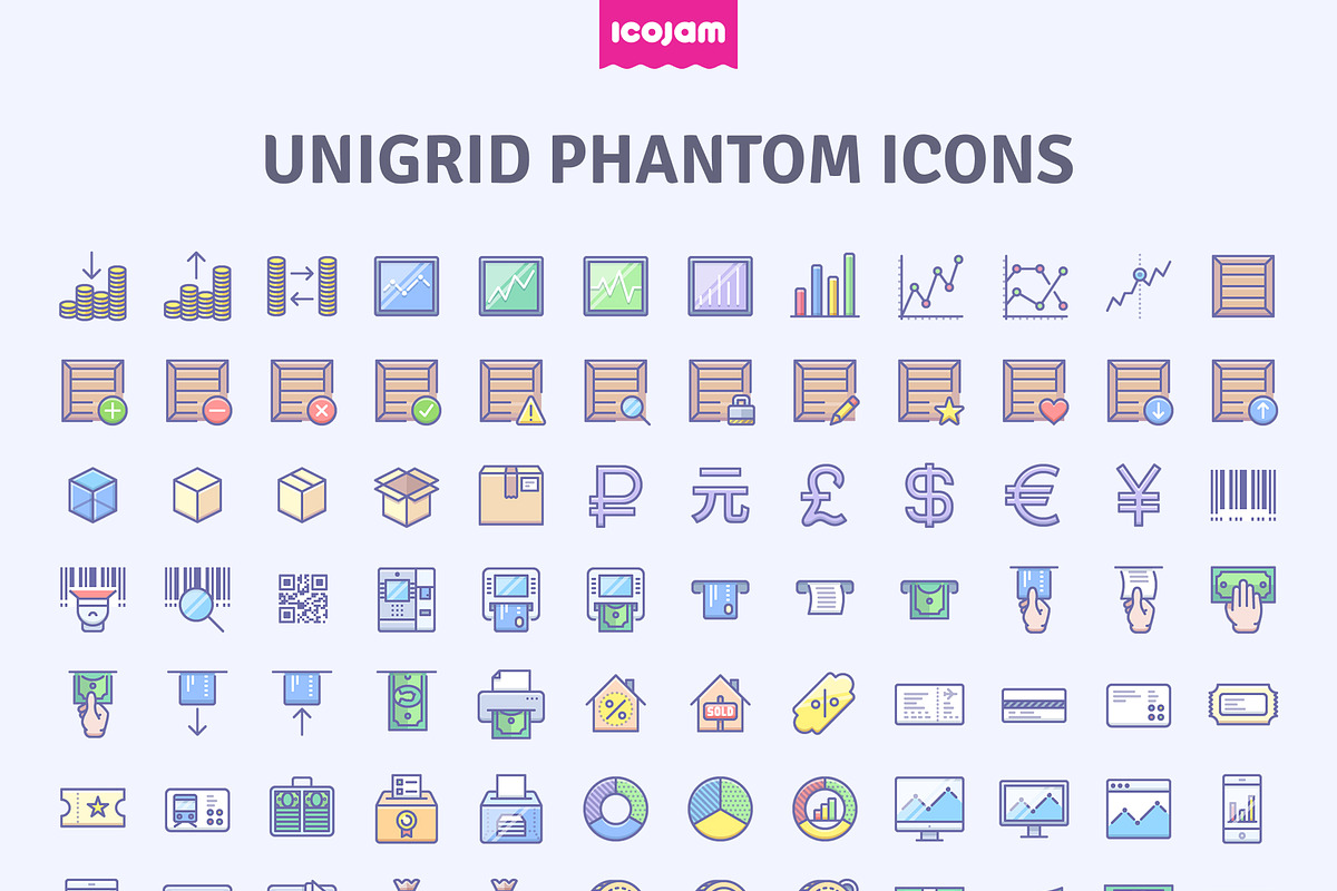 3552 Unigrid Phantom icons, an Icon by Icojam store (Photo 8 of 14)