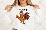 F-Caw-F Chicken Png Rooster Farm, an Illustration by Craft Nest (Thumbnail 3 of 6)