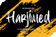 Harjimed - Textured Brush Font, a Handwritten Font by StringLabs (Thumbnail 1 of 7)