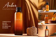 Bottle Cosmetic Mockups Set, a Packaging Mockup by BMACHINA Labs. (Thumbnail 1 of 7)
