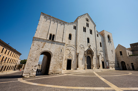 Basilica of Saint Nicholas in Bari, Catholic Church, Puglia, Sou, a Photo by AS photostudio