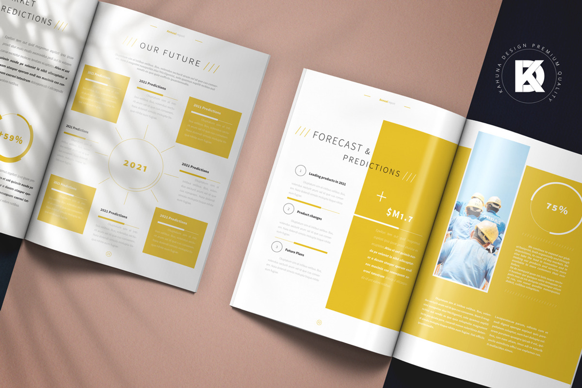 Annual Report, a Brochure Template by Kahuna Design (Photo 6 of 11)
