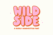 Wildside | Bubbly Handwritten Font, a Font by KA Designs (Thumbnail 1 of 9)