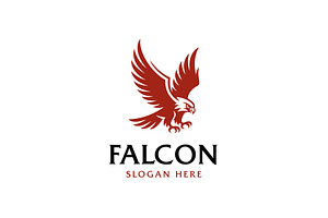 Falcon Logo, a Branding & Logo Template by Pixes