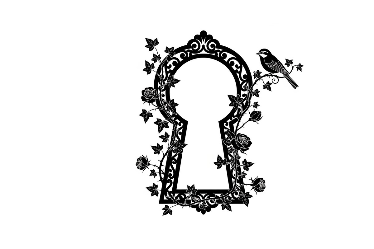 Floral Keyhole Frame SVG Bundle, an Illustration by Designs_River (Photo 15 of 31)