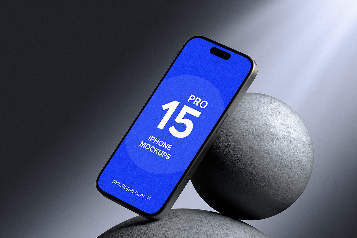 iPhone 15 Mockup, an iPhone Mockup by Mockupia (Photo 3 of 9)