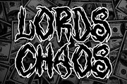 Rungkad Gothic Metal Font, a Blackletter Font by dansdesign (Thumbnail 9 of 12)