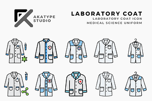 Laboratory Coat, a Solid Icon by Akatype Studio