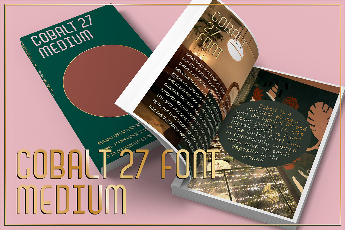 Cobalt 27 Modernist Font - Medium