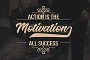 Hadrey - Vintage Bold Script, a Sans Serif Font by Vultype Co. (Thumbnail 7 of 12)