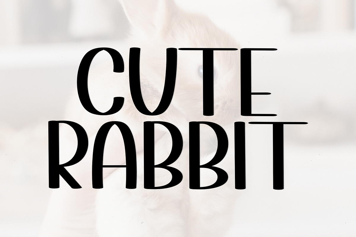Vintage Bunny, a Script Font by InermediaSTUDIO (Photo 7 of 8)