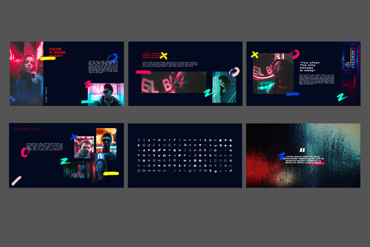 Blurry Night - Gradient Powerpoint, a Presentation Template by Putra Khan (Photo 9 of 12)