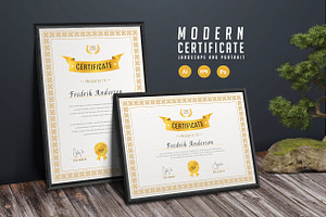 453. Modern Certificate Template