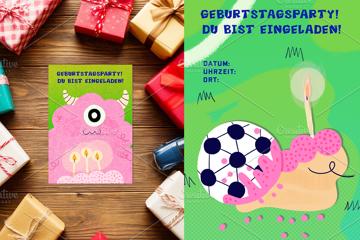 Boys Birthday Invitation & Cards Kit, a Decorative Illustration by Schumacher Shop (Photo 6 of 20)