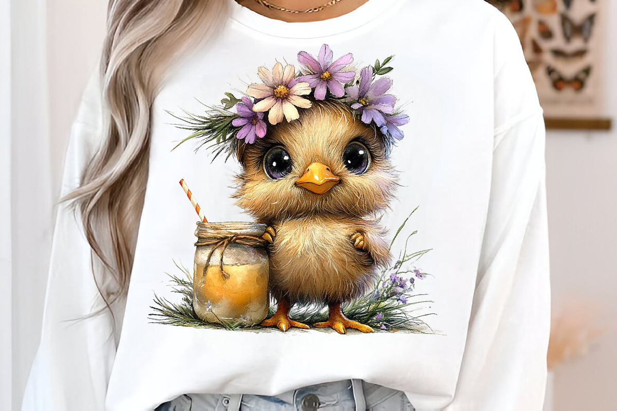 Summer Funny Chick Clipart, an Illustration by SinaCreation (Photo 8 of 10)