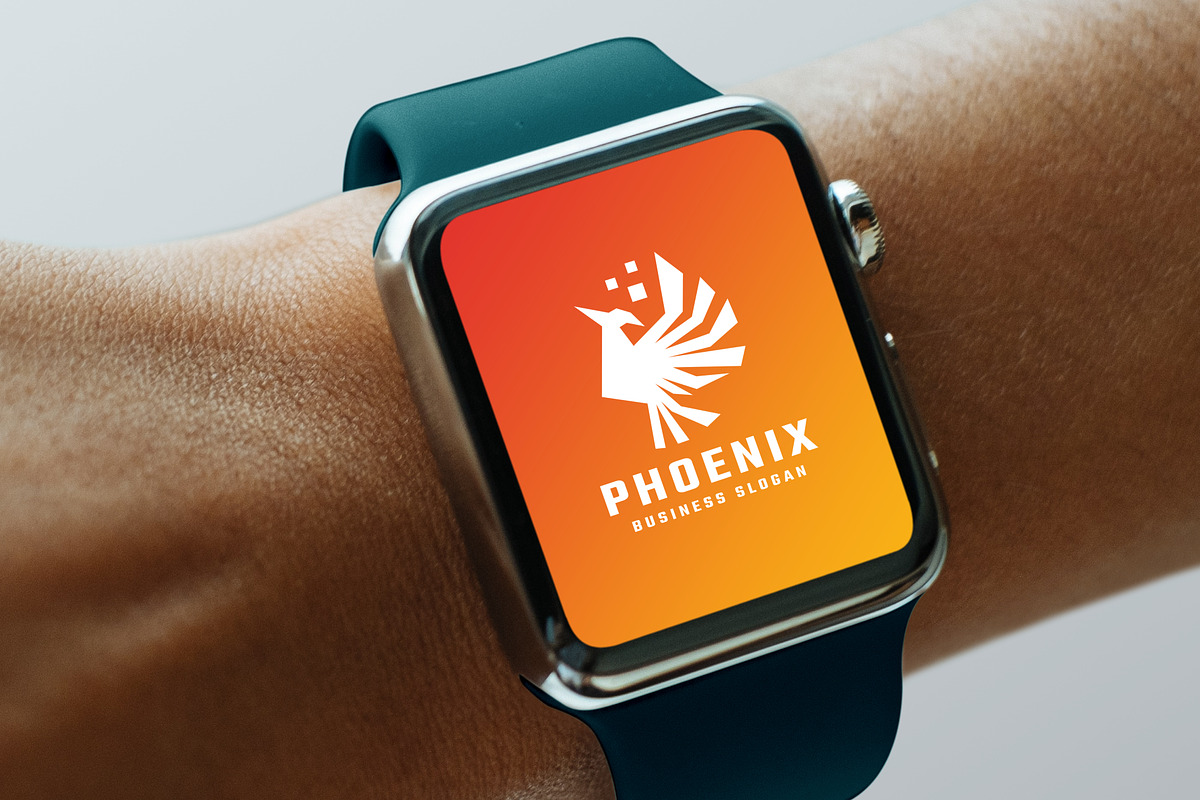 Phoenix Pixel Colorful Logo, a Branding & Logo Template by Design_Planet (Photo 2 of 4)
