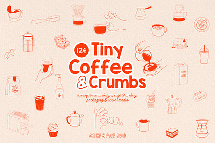 Tiny Coffee & Crumbs icons