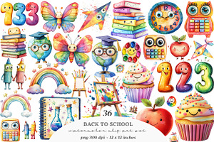 Whimsical Back To School PNG, a Transportation Illustration by SinaCreation