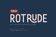 Rotrude Sans (16 FONTS) - 40% OFF, a Sans Serif Font by Sarid Ezra (Thumbnail 1 of 10)