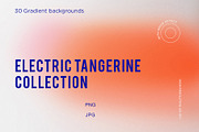30 Electric Tangerine Gradients, a Texture Graphic by Olha Kozachenko (Thumbnail 1 of 9)