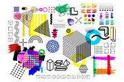 Trend halftone geometric shapes, a Texture Graphic by Vector photo shop (Thumbnail 1 of 2)