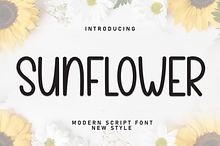 Sunflower | Script Font