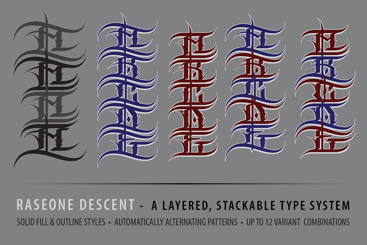 Graffiti Fonts | Descent Font Family, a Handwritten Font by Graffiti Fonts® (Photo 4 of 4)