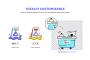 Animated Hotel Icon Set, a Duotone Icon by Vectors Market (Thumbnail 3 of 8)