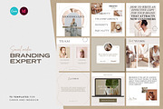 Branding Expert Instagram Templates, a Social Media Template by AndrewPixel (Thumbnail 1 of 13)
