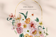 Spring summer flowers watercolor set, an Illustration by Grace Noboa Illustrations (Thumbnail 2 of 15)