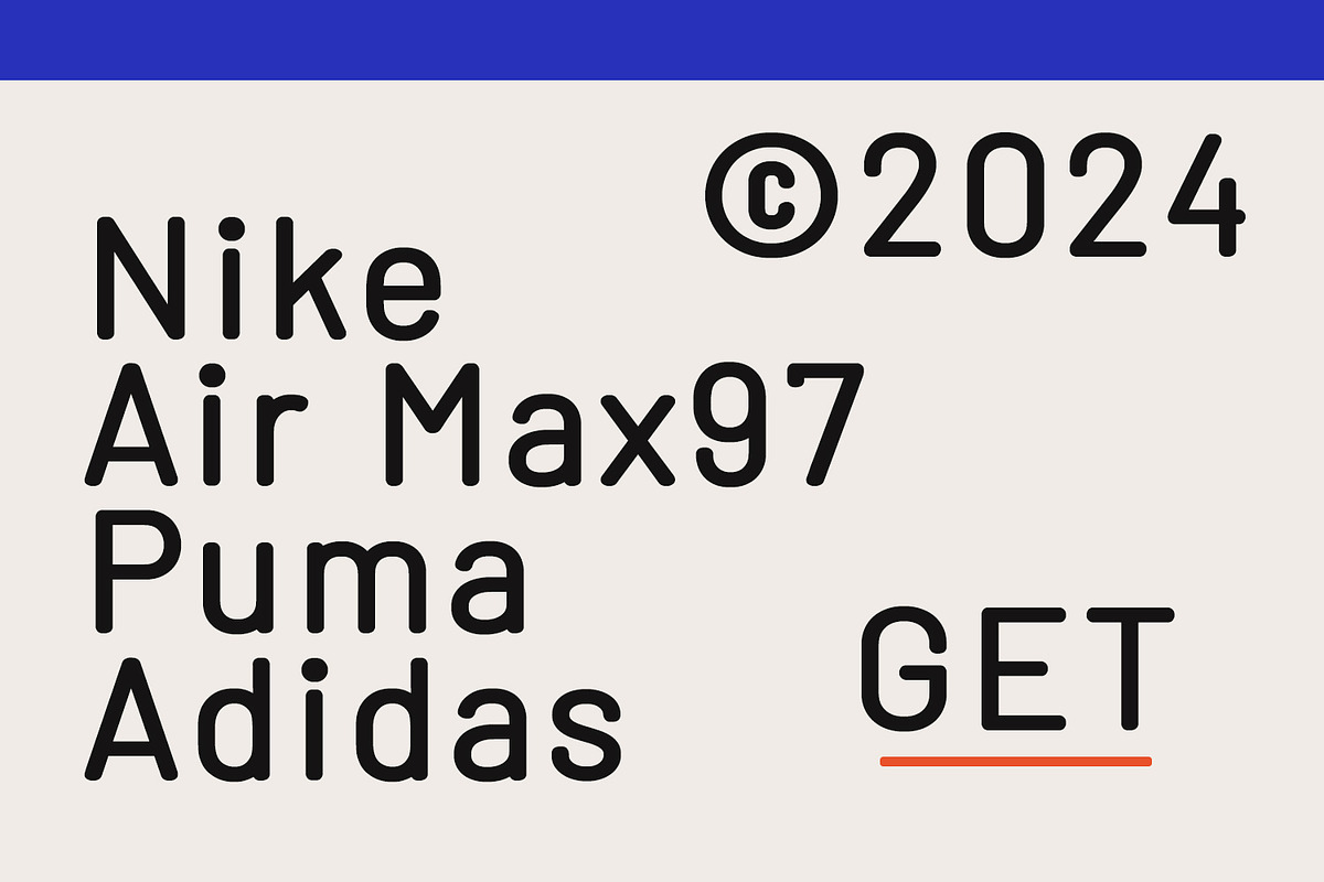 Catilio Rounded Sans Serif Display F, a Sans Serif Font by Maulana Creative (Photo 2 of 7)
