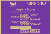 Ancient Remnant font, a Font by weknow (Thumbnail 7 of 8)