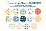 Floral Spring Bundle, Patterns +more, a Pattern Graphic by Carole Chevalier (Thumbnail 7 of 11)
