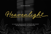 Heavenlight // Monoline-Signature, a Handwritten Font by Fargun Studio (Thumbnail 1 of 15)