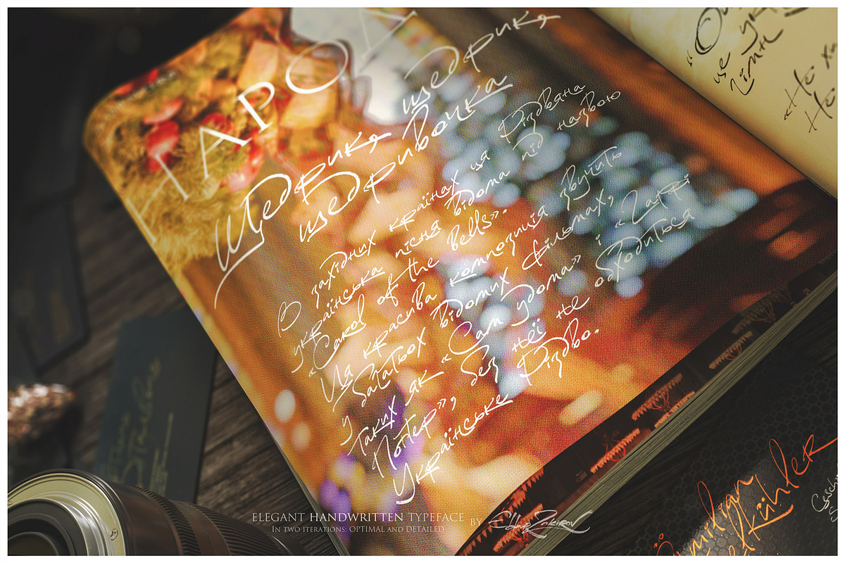 Reissfeder: Handwritten Typeface, a Handwritten Font by Eldar Zakirov's (Photo 8 of 29)