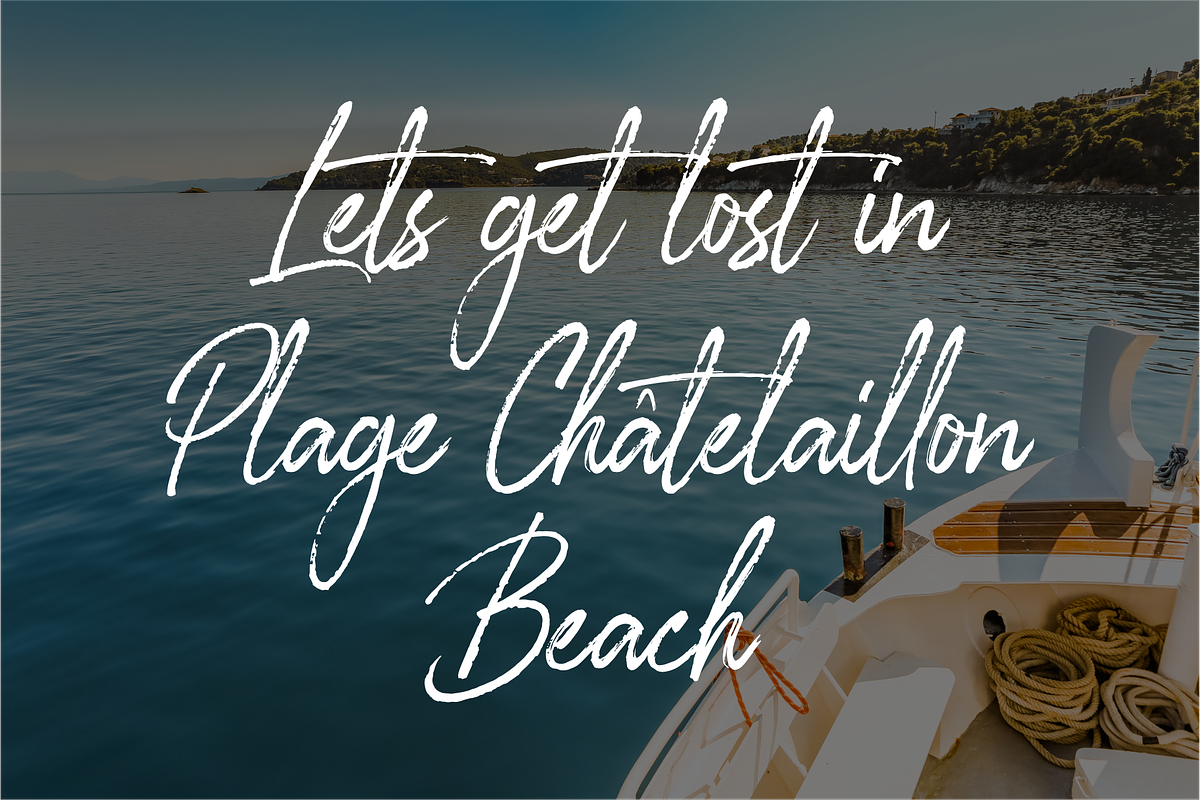 Glossy Night - Luxury Handbrush Font preview 8