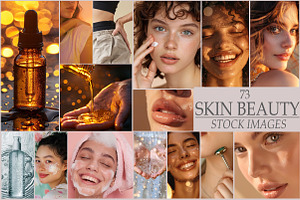 Skin Beauty Stock Image Collection, a Graphic by YA Design