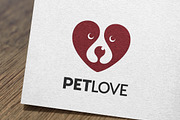 Pet Love Logo, a Branding & Logo Template by IKarGraphics (Thumbnail 1 of 4)