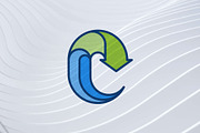 Monogram Letter C Water Recycle Logo, a Branding & Logo Template by okkydianpra (Thumbnail 2 of 4)