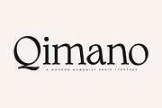 Qimano Modern Humanist Serif, a Serif Font by Letterena Studios (Thumbnail 1 of 15)