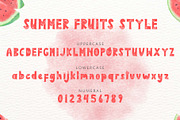 Summer Fruits Style, a Font by Yoga Letter (Thumbnail 6 of 7)