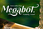 Megabot, a Sans Serif Font by Sulthan Studio (Thumbnail 1 of 10)