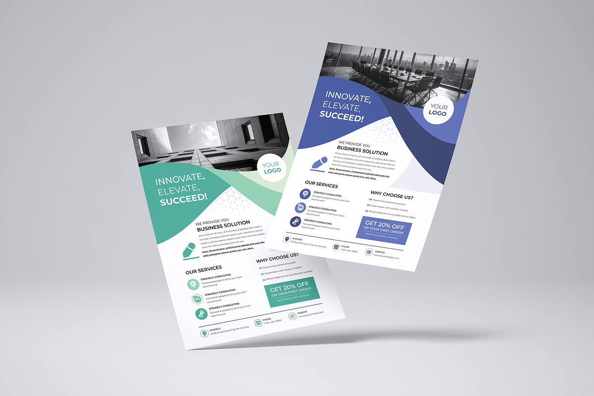 Business Flyer Template | Canva, a Flyer Template by Template Zone (Photo 5 of 7)